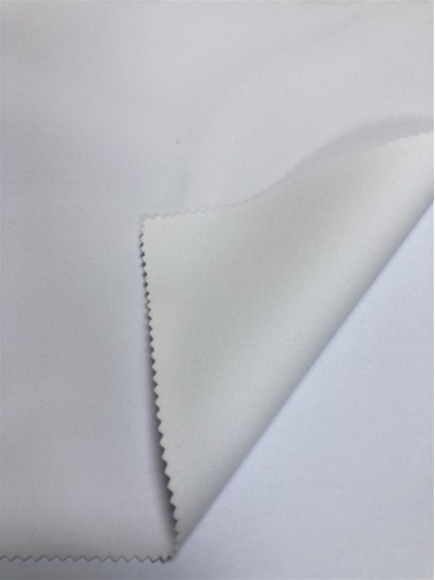 DG-PGSG  PSZZ19137  30D牛奶絲+高溫膜+50D牛奶絲磨毛  56''  260±10gsm   底布92%poly,8%elastane 面布85%poly,15%elastane   MOQ:1500y 45度照